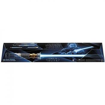Star Wars The Black Series OBI-WAN Kenobi Force FX Elite Sable de luz con LED avanzado y Efectos de Sonido