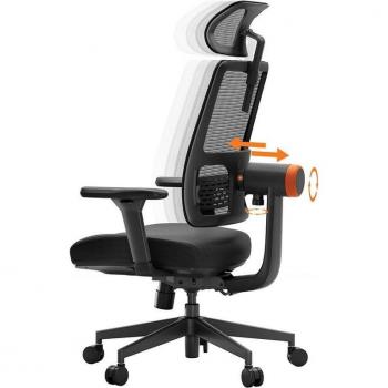 Silla Ergonómica Newtral MAGICH002 con respaldo que se ajusta automáticamente, soporte lumbar adaptable, profundidad del asiento ajustable, apoyabrazos 4D reclinables y 3 posiciones de bloqueo