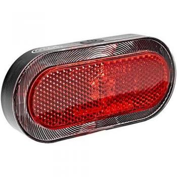 Piloto trasero Spanninga Elips XB LED 80 mm con baterías rojas