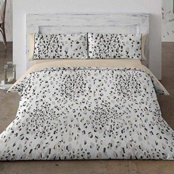 Burrito Blanco - Juego de funda nórdica 693 beige para cama de 135x190/200 cm
