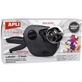 Apli Paper 102365 Máquina Etiquetadora de precios 2 líneas Premium