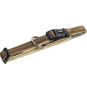 Collar para Perro Nobby Soft Grip Marrón con Correa Inclusa