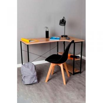 Conjunto de Escritorio Estik y Silla Synk Basic - Negro