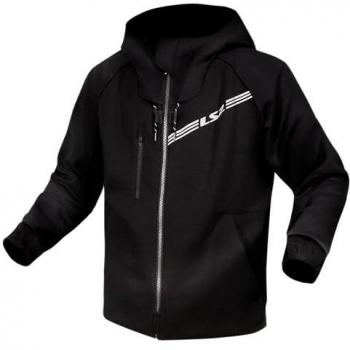 Chaqueta LS2 Throttle para Motocicletas - Protección, Estilo, Comodidad, Durabilidad, Sudadera con capucha y cremallera para motocicleta - Negro (4XL), Chaqueta Moto Hombre THROTTLE