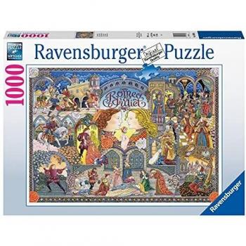 Ravensburger Puzzle, Puzzle 1000 Piezas, Romeo & Julieta, Puzzles para Adultos, Puzzle Fantasy, Rompecabezas Ravensburger