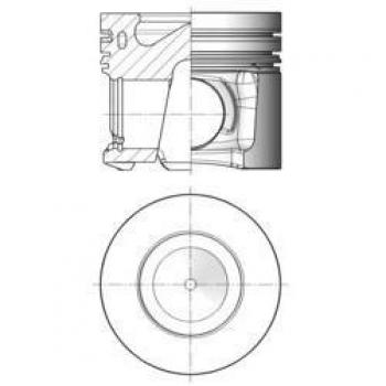 Pistón Kolbenschmidt 41493600 con anillos, alta calidad, diseño de precisión, material duradero, compatible con motores específicos