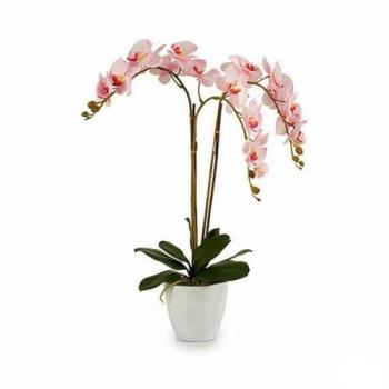 Ibergarden Planta Decorativa Orquídea Plástico 40 x 77 x 35 cm (2 Unidades)