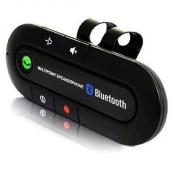 Manos Libres Bluetooth 5.0 Inalámbrico para Coche con Control de Volumen y Altavoz HD