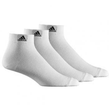 Adidas Ankle Plain T3p - Calcetines para niño, color blanco, talla 31-34