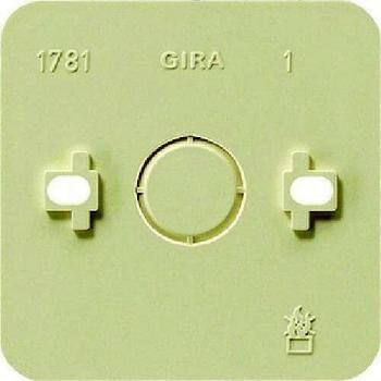 GIRA 008113 Mounting Plate Single Switch Cream White