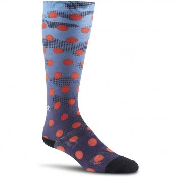 Reebok Os W Engin Polka Knee So Calcetines, Mujer, Purple/Pacprp, Size 9101