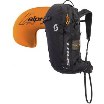 Mochila airbag Scott Pack Patrol E2 38 Kit (negro) - Mochila con sistema de airbag, capacidad de 38 litros, diseño ergonómico, compartimentos múltiples, compatible con sistemas de hidratación, fabricada