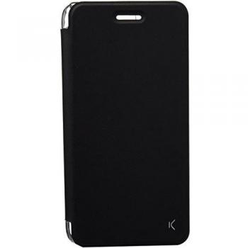 Ksix B0936FU24 - Funda con Carcasa Transparente para Apple iPhone 7 Plus, Color Negro