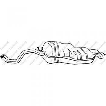 Bosal 279-107 End Silencer