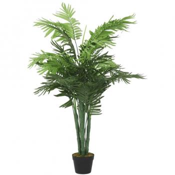 Palmera Artificial VidaXL, Planta Falsa Decoración Verde, 80 cm (18 hojas) y 120 cm (28 hojas)