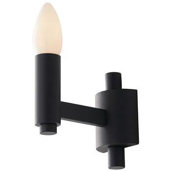 Aplique de pared con luz de lectura Karol Grey pizarra 19,5 cm E14