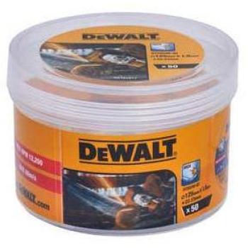 DEWALT Disco de Corte Inoxidable 125x1x22,23mm - Cubo 50 PZ