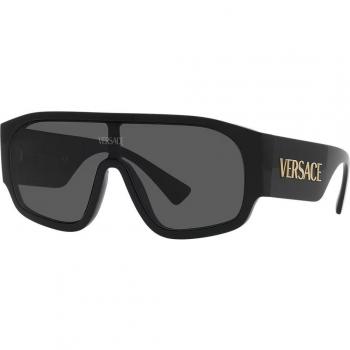 Versace VE 4439 Square Black Sunglasses for Women