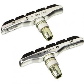 Promax Frenos del pie V, Cartridge-bremsschuhe Silber, 361740, Plata