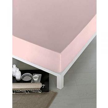 NATURALS Sábana Bajera Rosa FTR8 Cama 180 cm