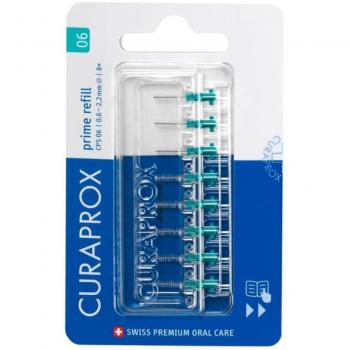 CURAPROX CPS 06 PRIME REFILL TURQUOISE 8 UNIDADES HILO DENTAL INTERDENTAL
