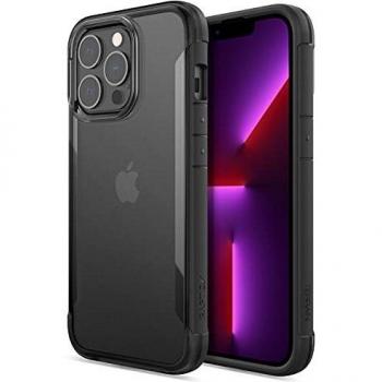 Carcasa Raptic Terrain Biodegradable Negra/Transparente Compatible con iPhone 13 Pro