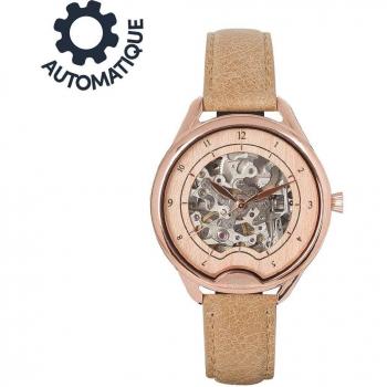 DWYT Odyssey Rosegold Women's Automatic Skeleton Watch