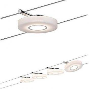 Sistema de Iluminación Paulmann DiscLED I 4x4W Bluetooth Satinado Tunable White