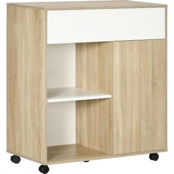 Carrito de Cocina con Ruedas y Almacenamiento