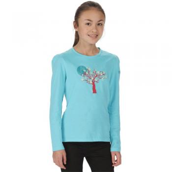 Regatta Boys & Girls Whiteshaw Glow-in-The-Dark Long Sleeve T-Shirt
