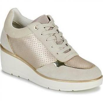 Deportivas planas mujer color dorado GEOX D ILDE A 38