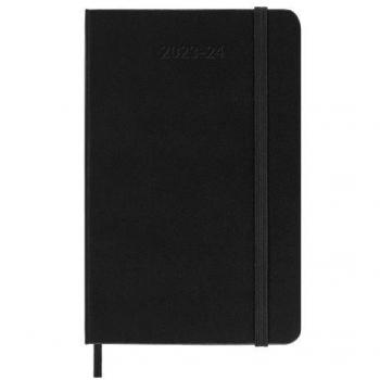 Moleskine 18-Month Weekly Planner, Pocket, Black, Hard Cover (3.5 x 5.5), July 2023 - December 2024