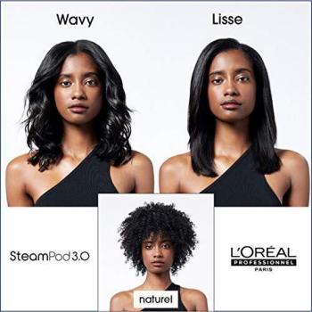 L'Oréal Professionnel Steampod 3.0 Professional 2-in-1 Steam Hair Straightener and Waver