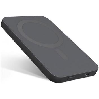 Powerbank Magnético Inalámbrico de Aluminio 5000mAh - Gris Espacial
