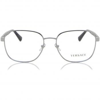Versace VE1290 Asian Fit 1001 Men's Eyeglasses Gunmetal Size 56 - Blue Light Block Available
