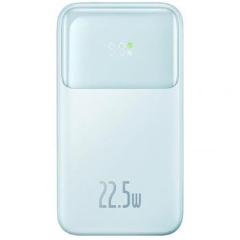 Powerbank Baseus Comet 10000mAh 22.5W con pantalla y cable USB-A a USB-C de 0.3m azul