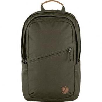 Mochila Fjällräven Räven 20L marrón oliva, capacidad de 20 litros, diseño clásico y funcional, fabricada en G-1000 HeavyDuty Eco con tratamiento de cera para mayor durabilidad y resistencia al agua