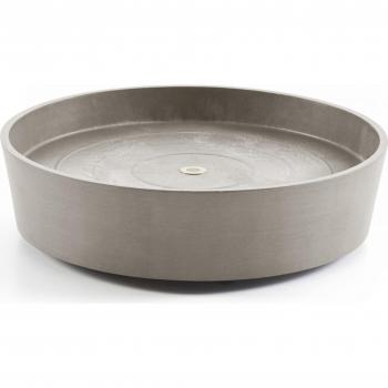 Plato con Ruedas Ecopots Taupe, Ø 28,8 cm, Altura 8,2 cm