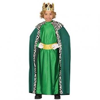 GUIRMA Disfraz de Rey Mago Verde Infantil - 7-9 años