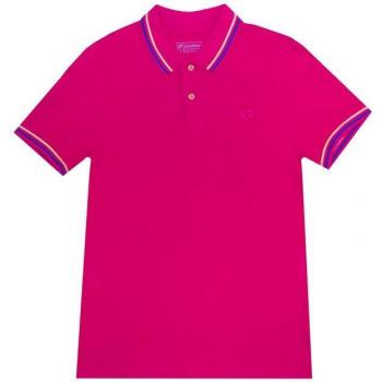 Polo de Manga Corta Hombre Lotto Reed Fucsia