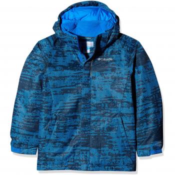 Columbia Chaqueta impermeable para niño, Twist Tip Jacket, Nailon, Azul
