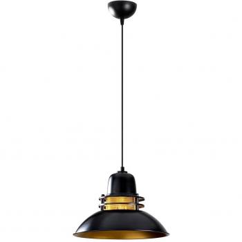 Lámpara colgante Berceste 226-S Ø34cm negro/oro