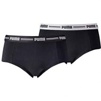 Puma Pack de 2 Mini Pantalones Cortos para Mujer - Negro - Talla L
