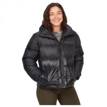 Marmot Women's Guides Down Hooded Jacket - Black XL