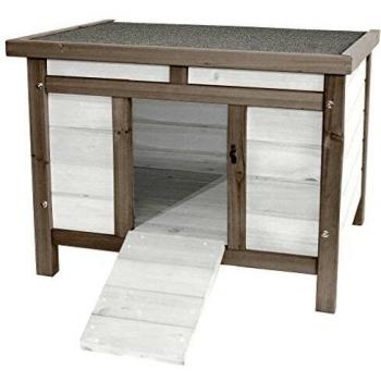 Casa de Madera para Conejos Howie 60 x 50 x 47 cm