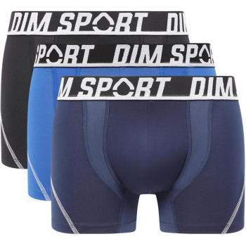 Pack de 3 boxers deportivos DIM de microfibra - Negro y Azul