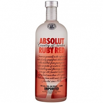 Absolut Ruby Red Pomelo Vodka - 1000 ml