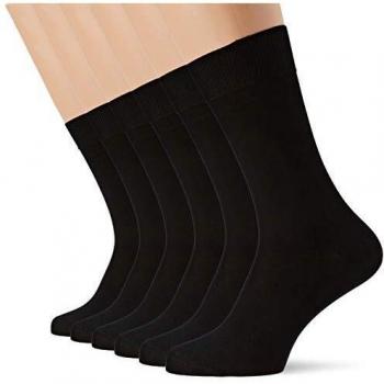 Punto Blanco, Calcetines, packete de 6 pares, Negro, P