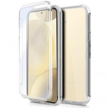 Funda de Silicona 3D Frontal + Trasera Transparente para Samsung Galaxy S24 Plus