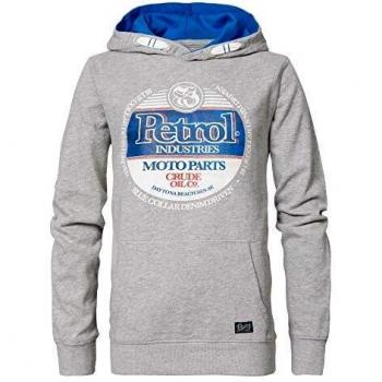 Petrol Industries KIDS B-1000-SWH300 - Sudadera con capucha para niño Color gris claro. 14 años